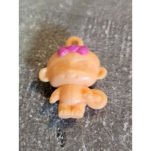 Mini monkey bow doll accessory toy figure